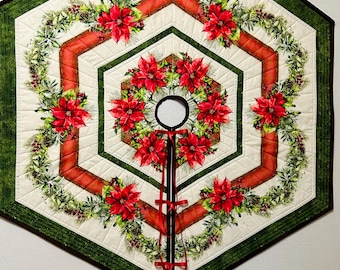 Poinsettia Tree Skirt 48”