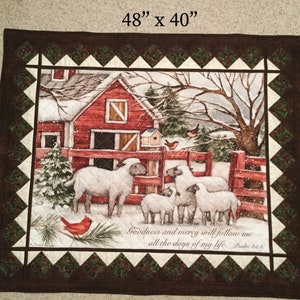 The Christmas Lamb. (Wall hanging)