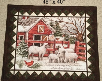 The Christmas Lamb. (Wall hanging)