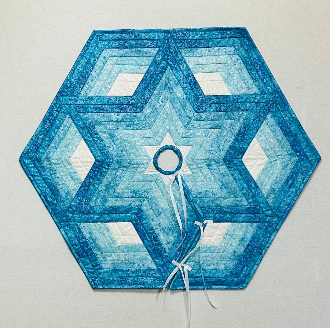 Beautiful Turquoise Tree Skirt Etsy