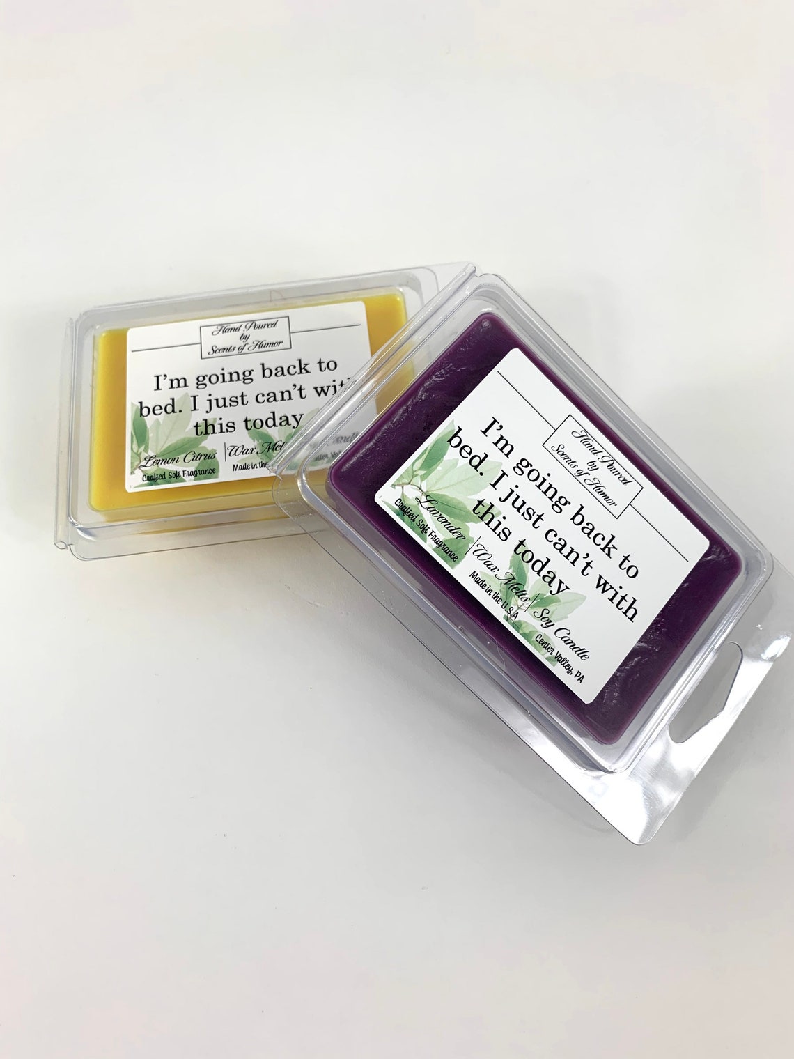 Funny humorous wax melts to say anything you would like for Etsy