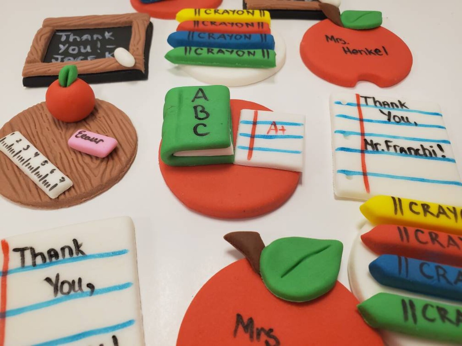 Teacher Cupcake Toppers Teacher Appreciation Cupcakes School Etsy