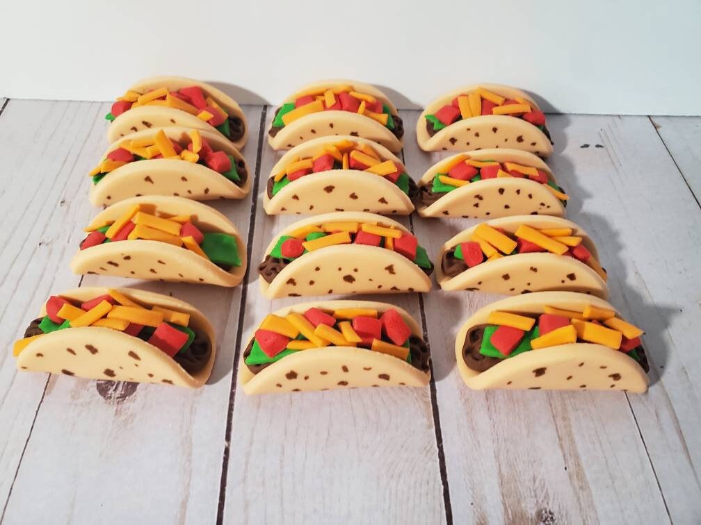 Taco Cupcake Toppers Taco Cake Toppers Taco'bout It Etsy