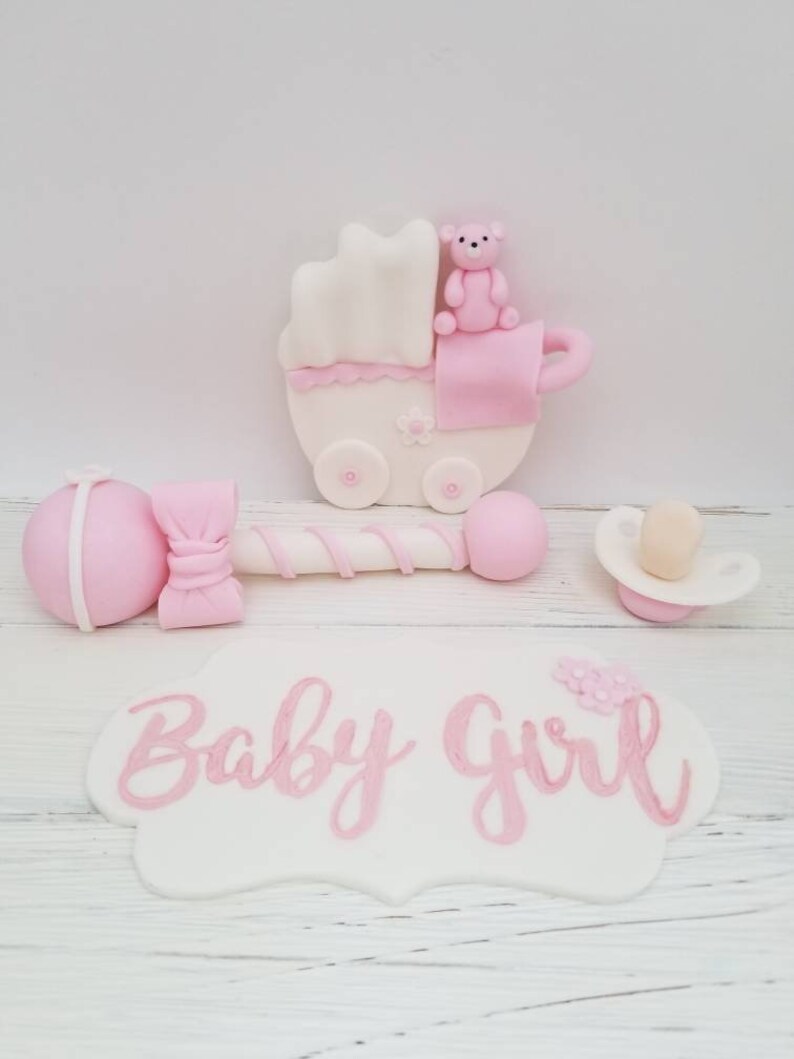 Baby Shower Cake Toppers Girl Baby Shower Cake Toppers Baby Etsy