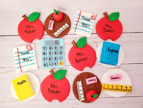teacher appreciation cupcakes classroom cupcake toppers school cupcakes school cupcake toppers student cupcake Teacher cupcake toppers