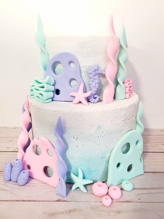 Under The Sea Cake Toppers Diy Under The Sea Cake Toppers Etsy