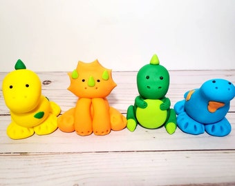Dinosaur cake toppers, baby dinosuar cake topper, dinosaur cake decoration, dinosaur birthday, fondant dinosaur, cute dinosaur cake topper