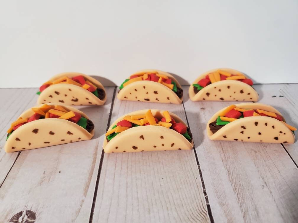 Taco Cupcake Toppers Taco Cake Toppers Taco'bout It Etsy
