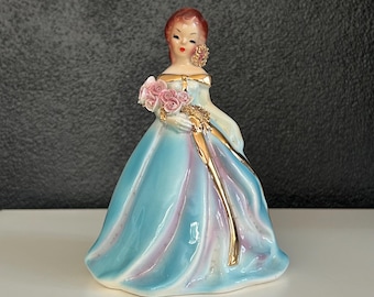 Josef Originals Figurine - The Little Women Series - Sylvia in Blue and Pink