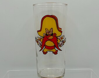 Looney Tunes Yosemite Sam 1973 Pepsi Collector Series Glass Tumbler Cup