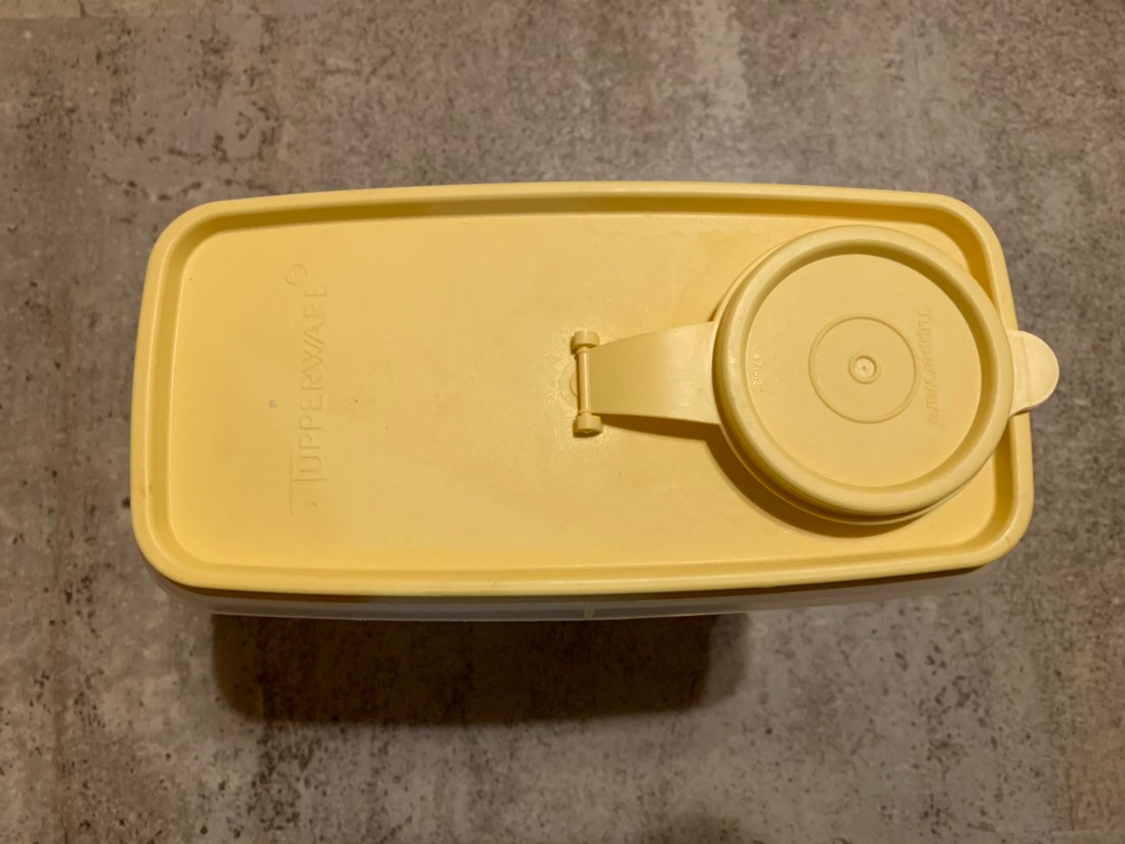 Tupperware Cereal Container With Lid Etsy