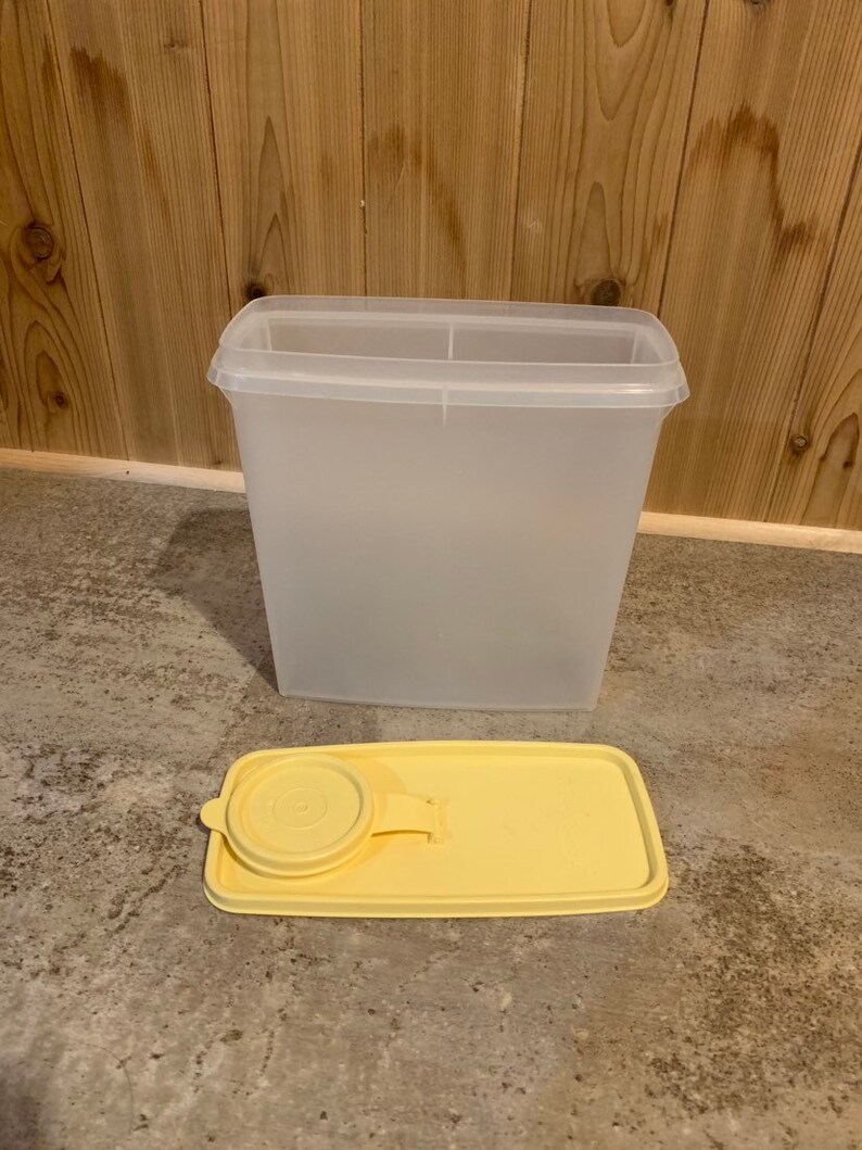 Tupperware Cereal Container With Lid Etsy