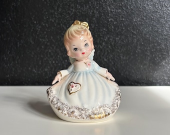 Josef Originals Little Commandments Series Angel Figurine with Heart on Dress