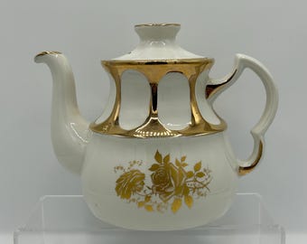 Ellgreave England Genuine Ironstone Teapot Ralph 1750 Moses 1751 Enoch 1784