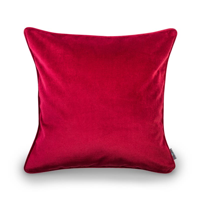 We Love Beds Elegant Burgundy High Quality Velvet Pillow Case Etsy