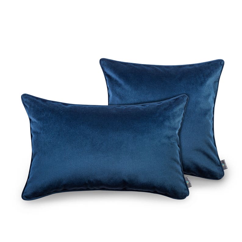 We Love Beds Royal Blue High Quality Velvet Pillow Case Etsy