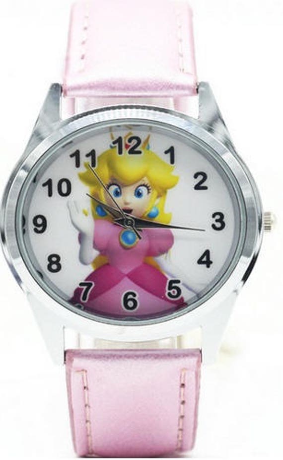 Super Mario Bros Watch Princess Peach Etsy
