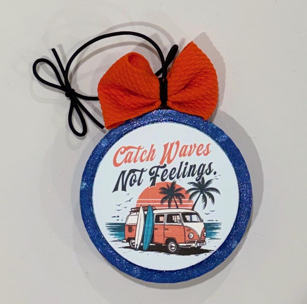 3.5” Round Beach Cardstock Freshie (bikini Bottom Scent) - Etsy