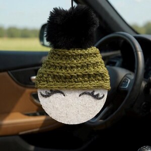Winter Hat Air Freshener, extra Scented Car Diffuser