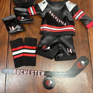 Your team 18" doll hockey jersey sets and accessories