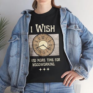 I wish I had more time for woodworking. Heavy Cotton Tee. Wood works dream.