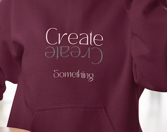 Create something hoodie - Unisex Heavy Blend Hooded Sweatshirt, Hoodie for artists, Artistic pullover, Design lovers jumper, Cozy graphic