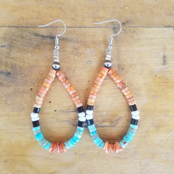 Orange Pueblo jacla Earrings