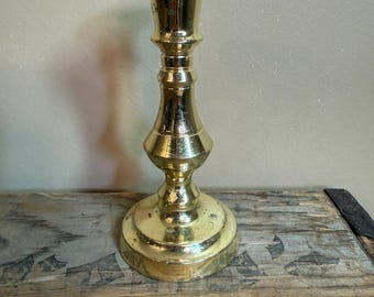 Vintage Brass Candlestick: Classic Candle Stick Made in England