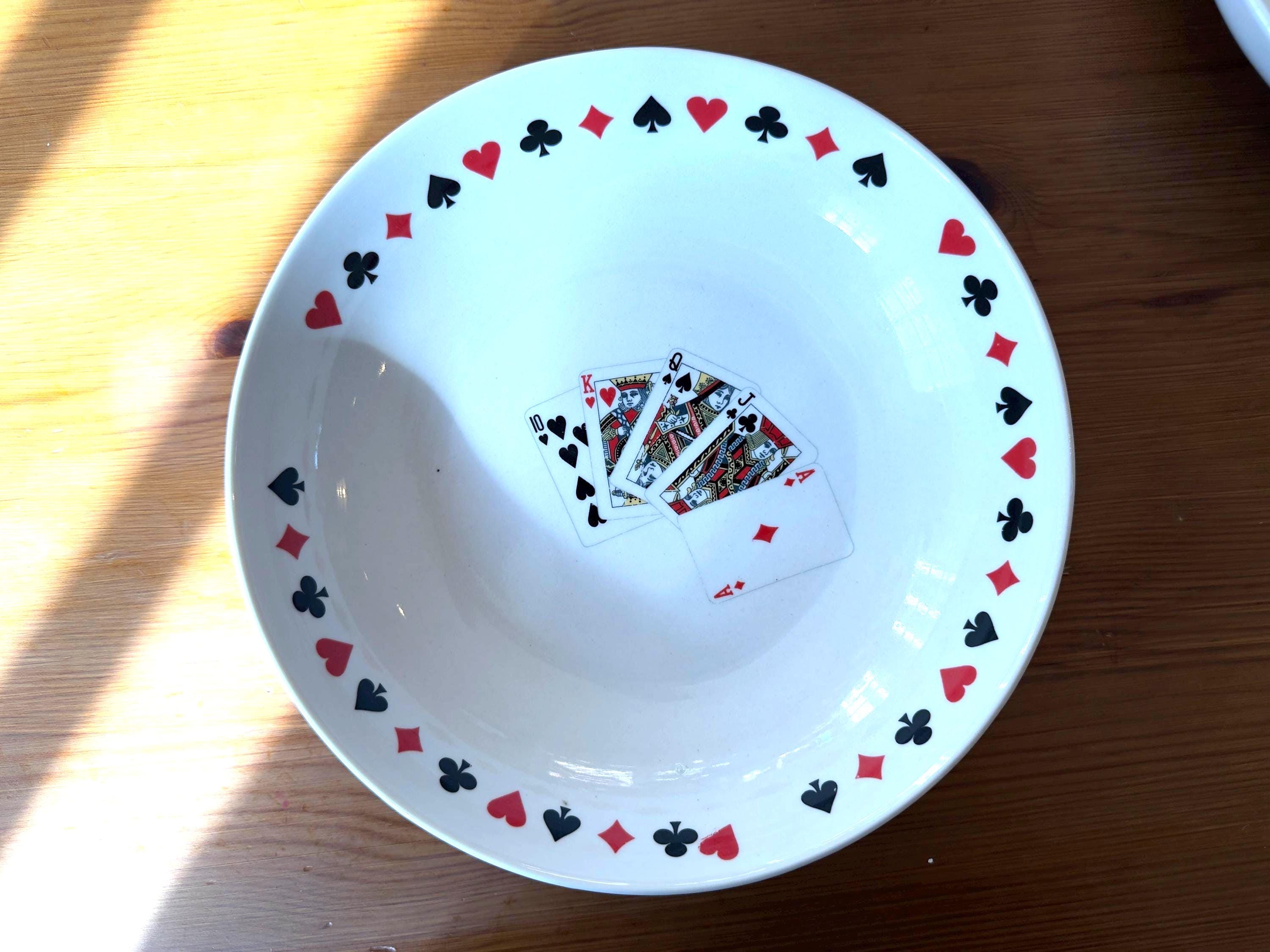 Playing Card Dishes - Etsy