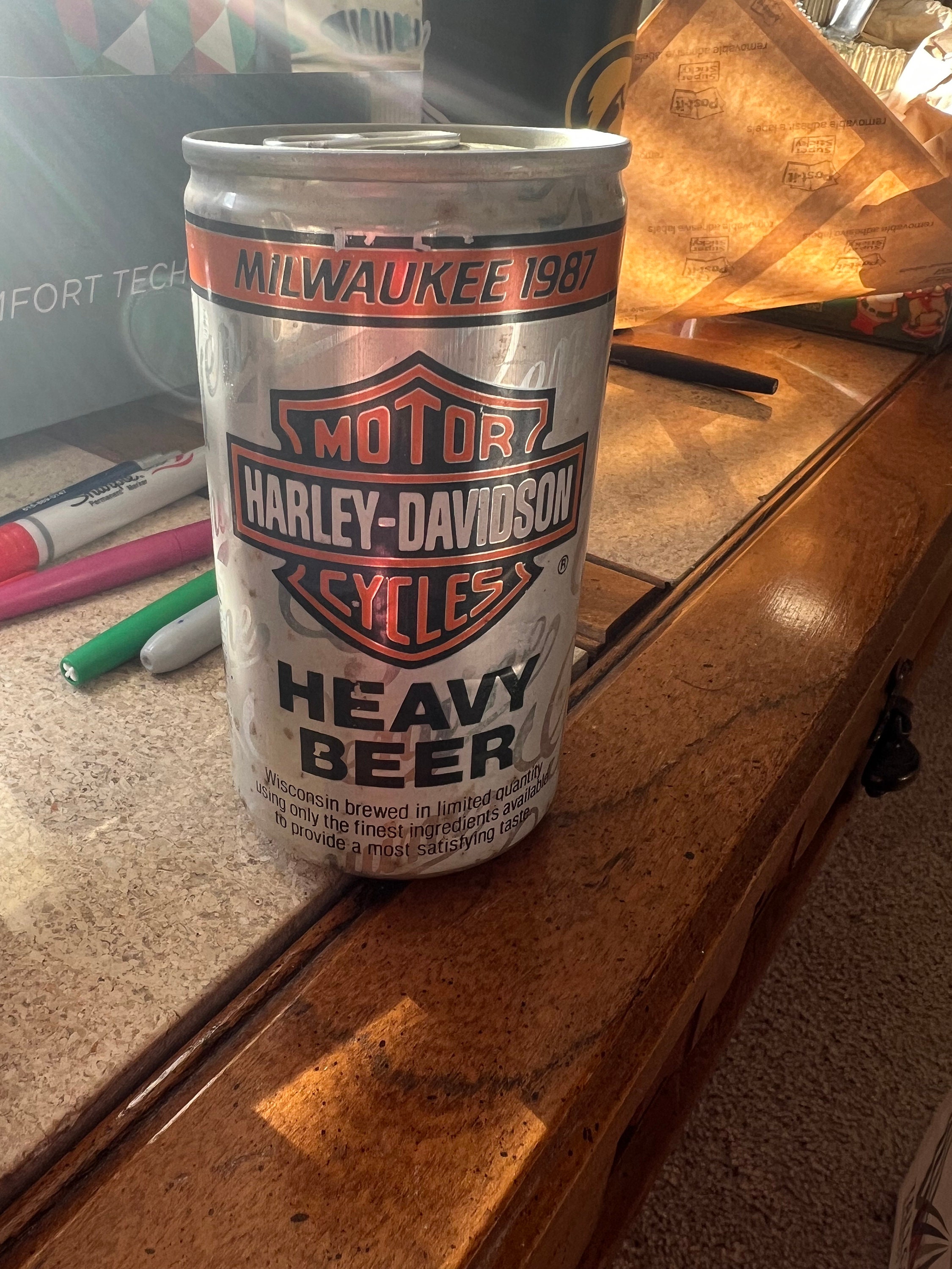 Vintage Harley Davidson Beer, Harley Davidson Heavy Beer