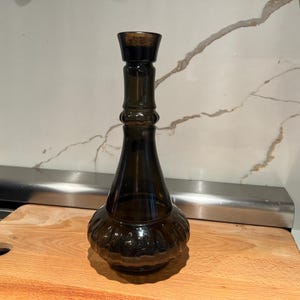 Vintage 1964 Jim Beam Dark Green Glass Decanter