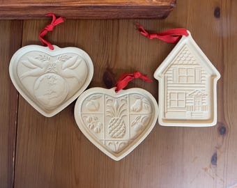 Pampered Chef Clay Cookie Molds: Collectible Kitchen Decor