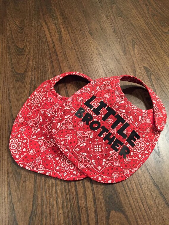 red bandana bib
