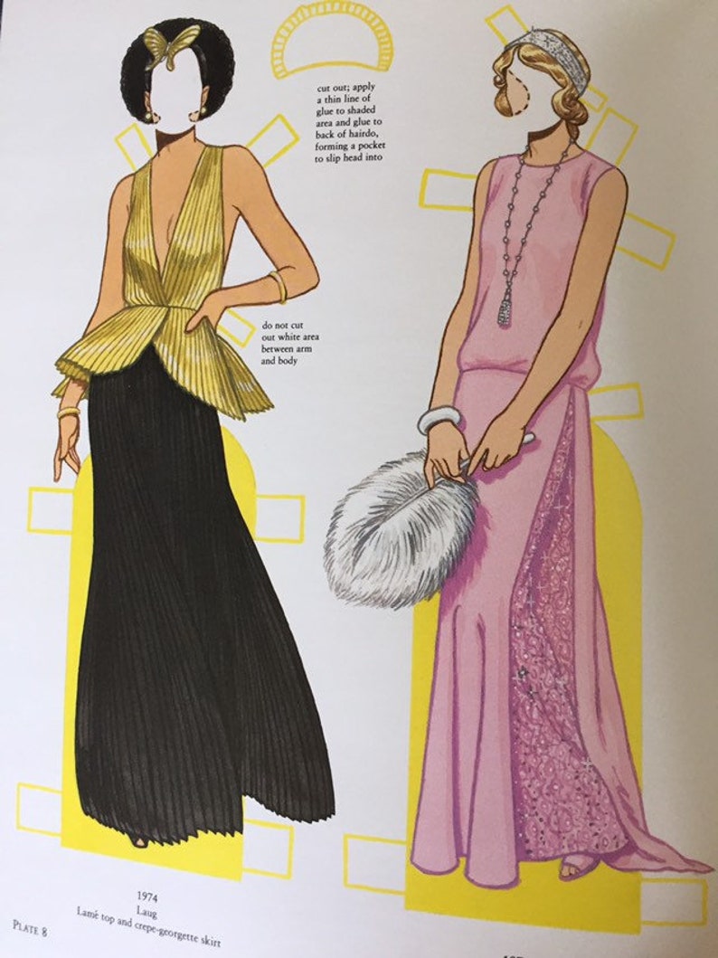 1970s paper dolls