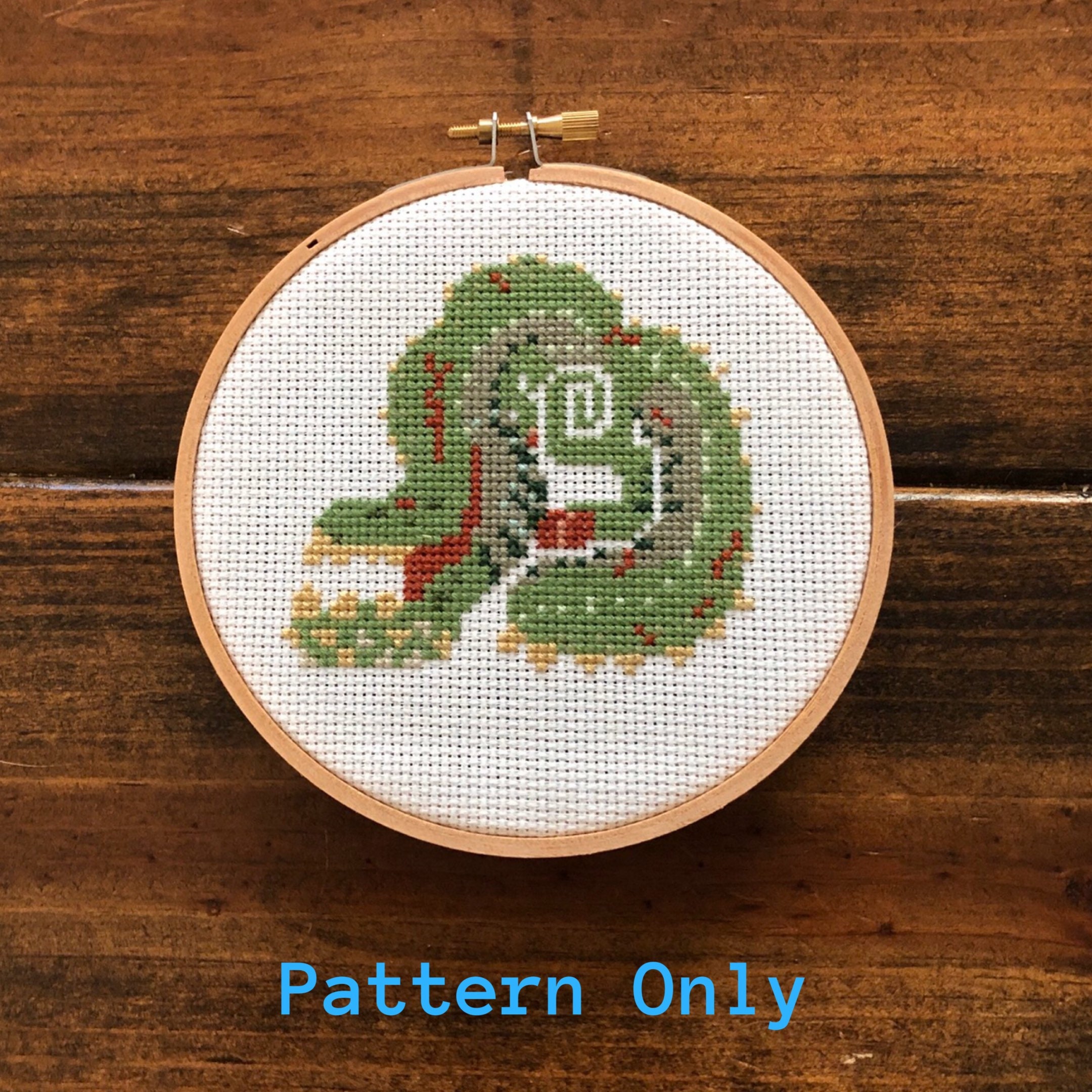 Monster Hunter World Deviljho Cross Stitch Pattern PDF