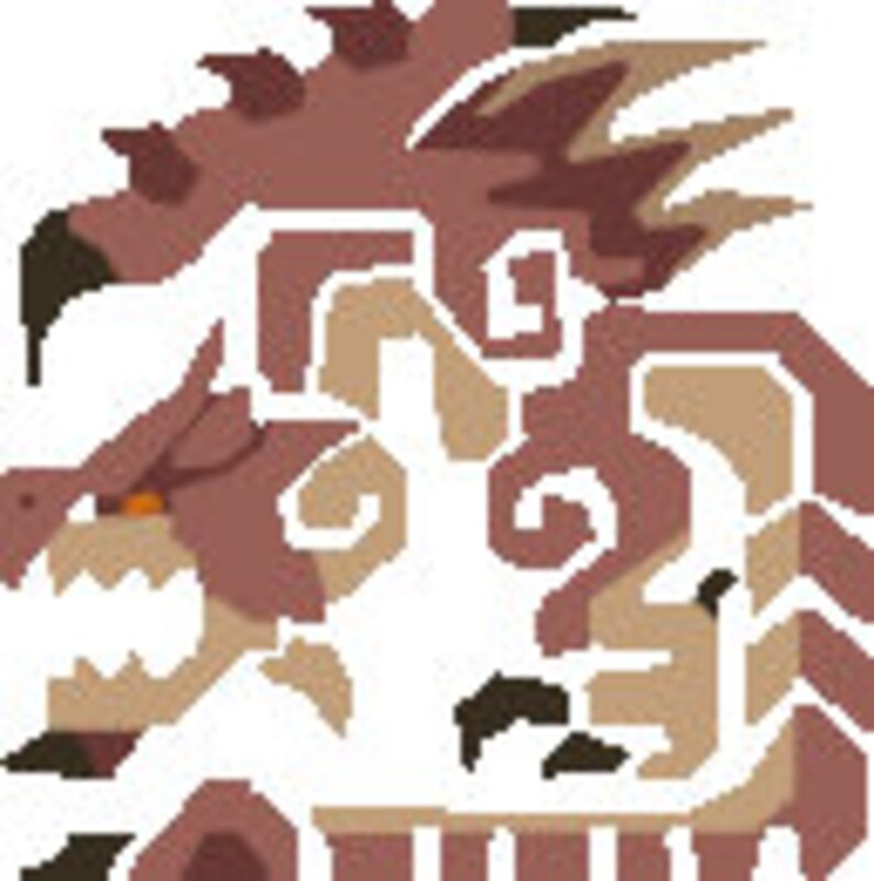 Rathian Monster Hunter Cross Stitch Pattern Bundle PDF - Etsy