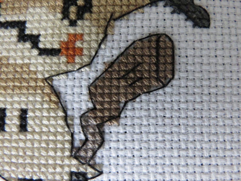 Mimikyu Pokemon Cross Stitch PDF Pattern Download, Halloween, Ghost Type, Fairy Type, Nerdy Cross Stitch, Gifts for Gamers image 4