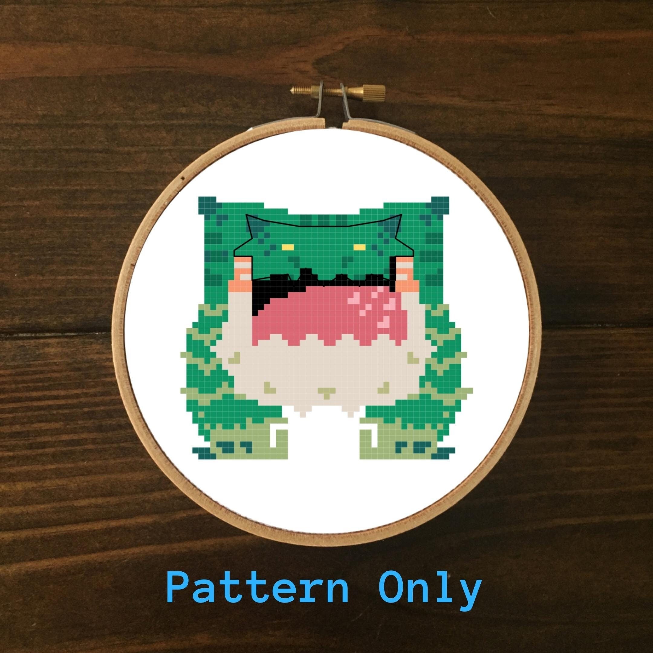 Monster Hunter Wilds Chatacabra Cross Stitch Pattern, PDF Download