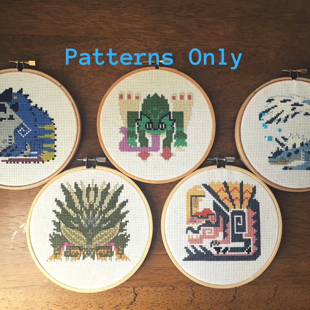 Cross Stitch Kits - Monster