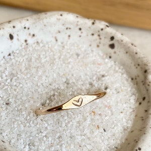 Personalized Initial Stacking Ring