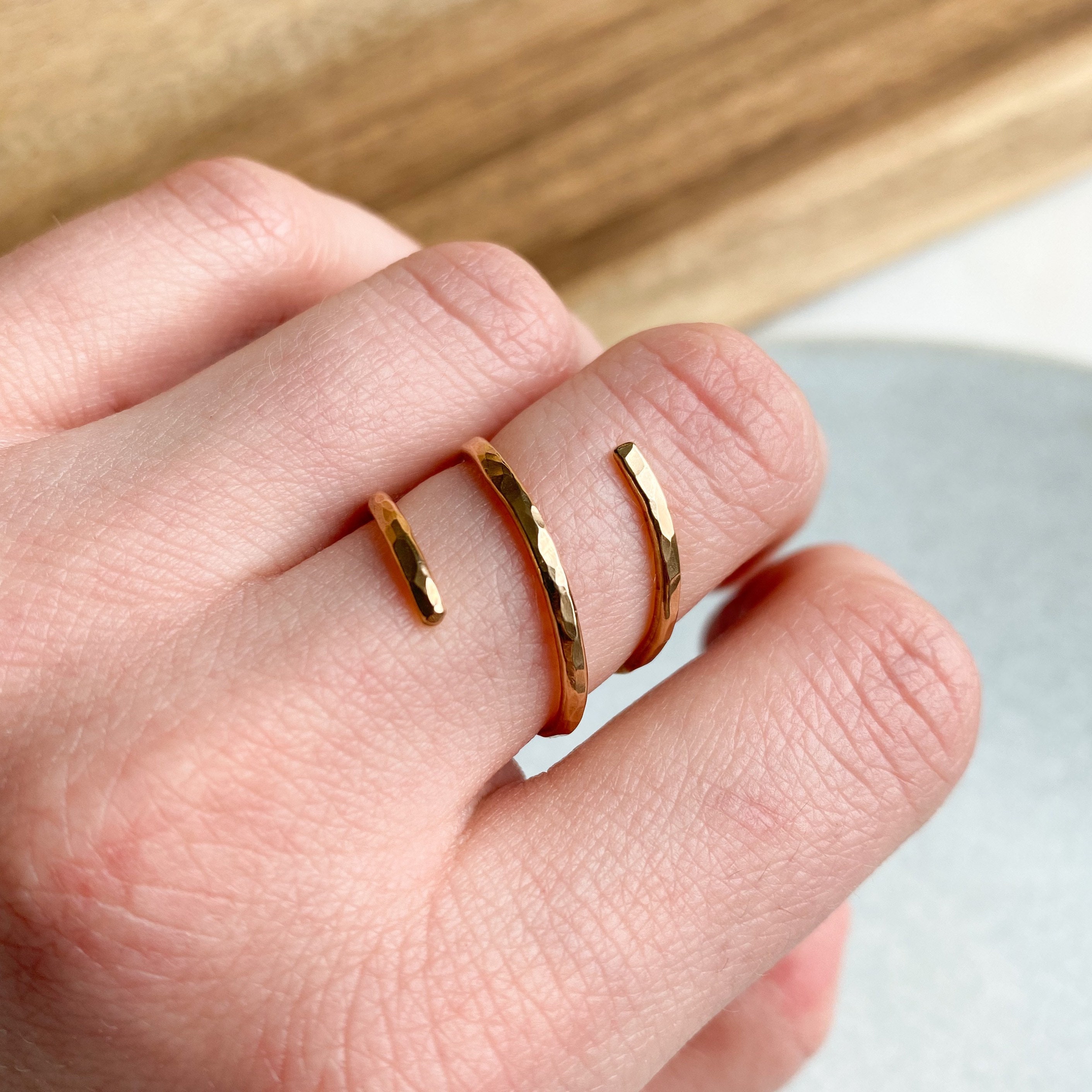 Large Gold Wrap Ring Gold Wrap Ring Wraparound Ring Gold Etsy