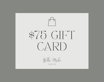 Hello Malo Jewelry Gift Card for 75 Dollars