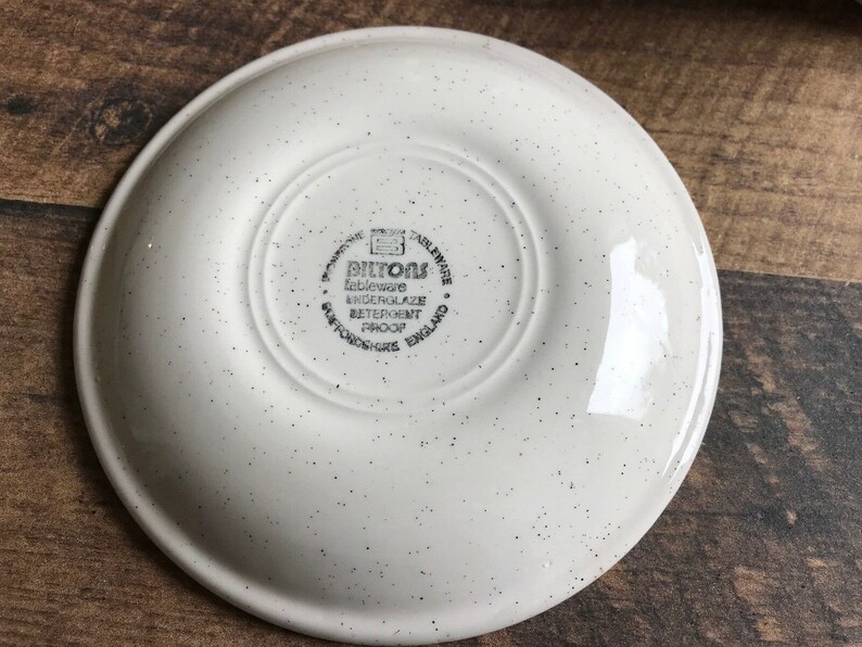 Biltons Ironstone Cups and Saucers, Set of 4, Staffordshire England ...