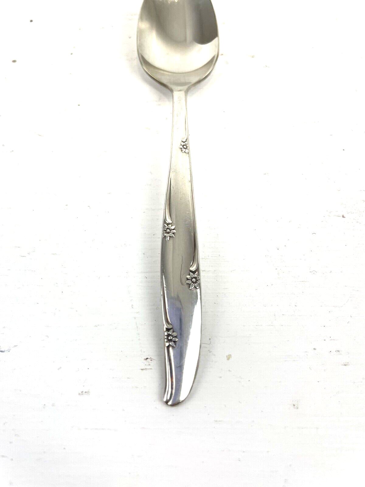 Oneida Community Plate Teaspoons Silver Flower 1960 Set of 4
