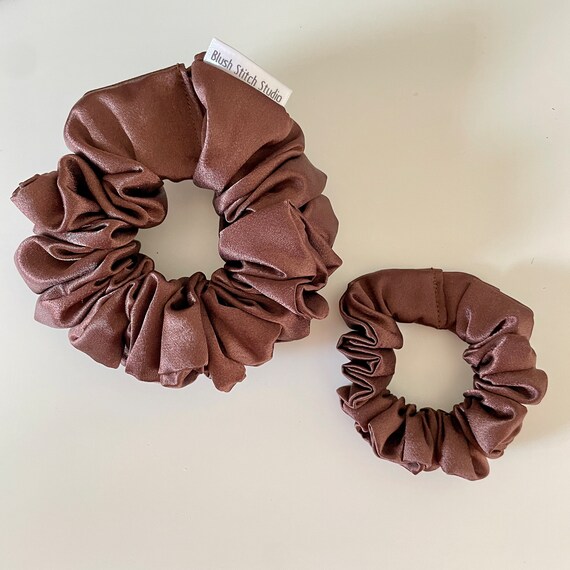 Dark Neutral Hair Scrunchies  Amazon.com : Velvet Scrunchies for Women – 8PCS Neutral  main image 3