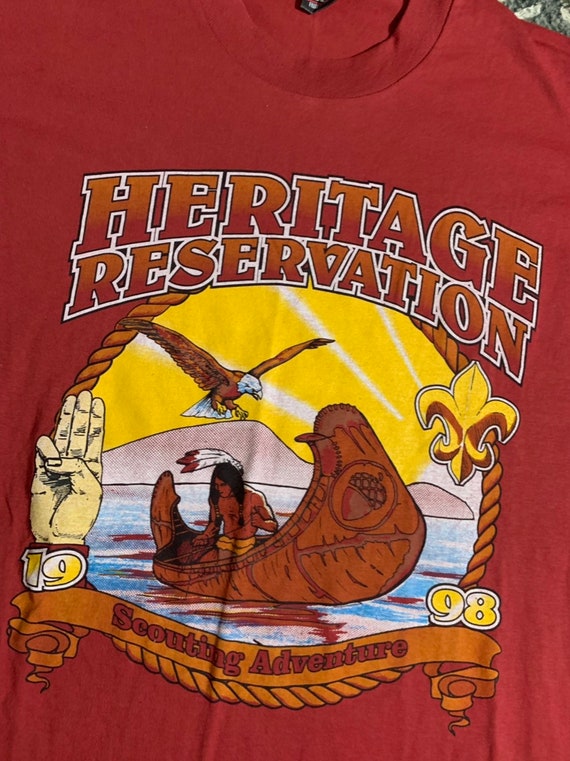 Vintage 90s Native American Heritage Reservation … - image 2
