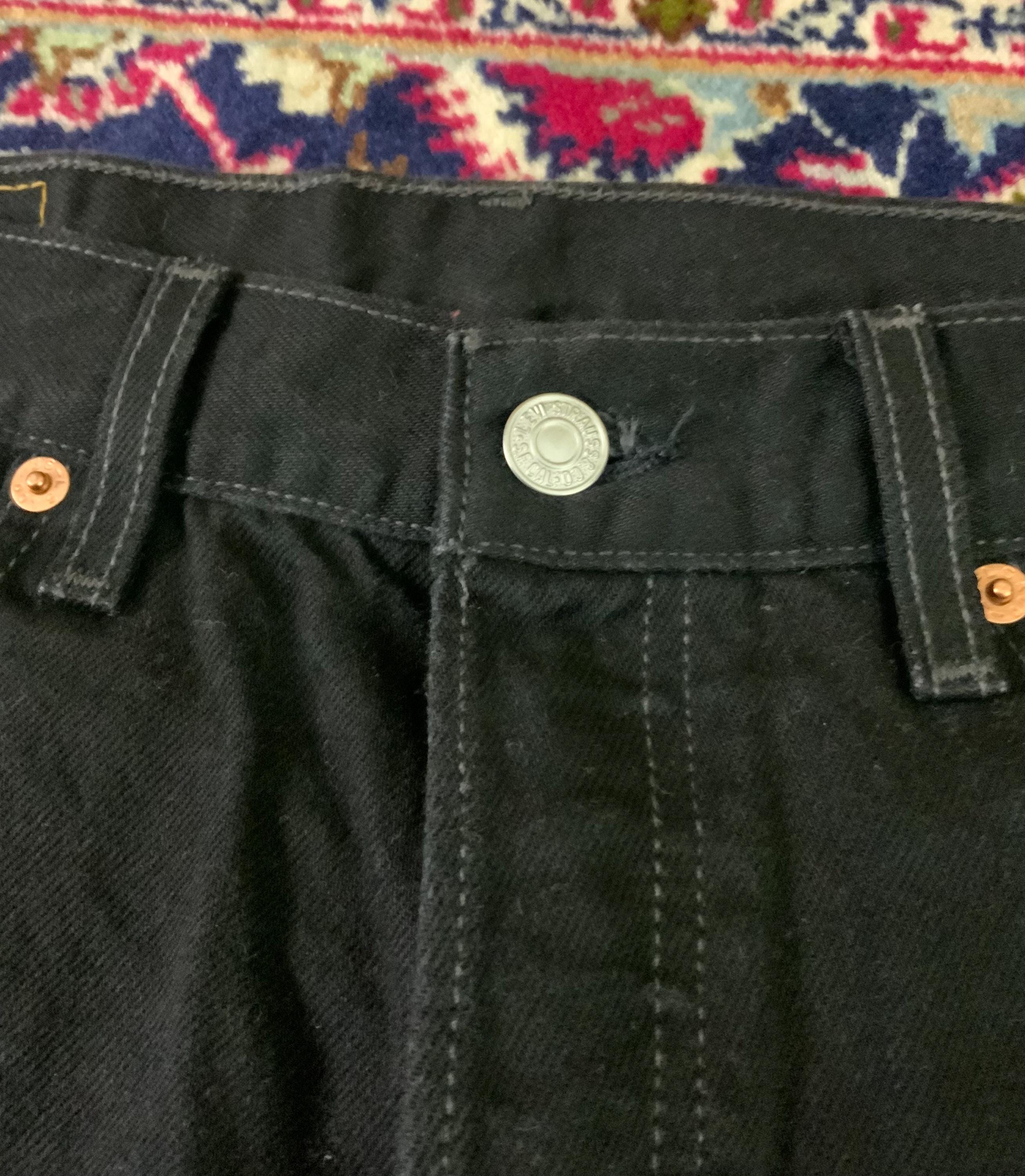 最も優遇の L32 W33 501XX Black Strauss Levi 90s Vintage Made Etsy - USA in パンツ