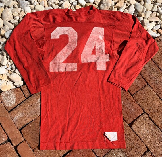Vintage 70s Russell Southern Co. Red #24 Foster Du
