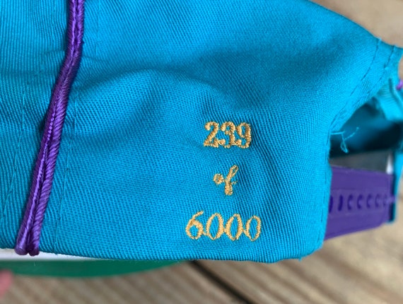 Vintage 90s Charlotte Hornets Embroidered The Gam… - image 3