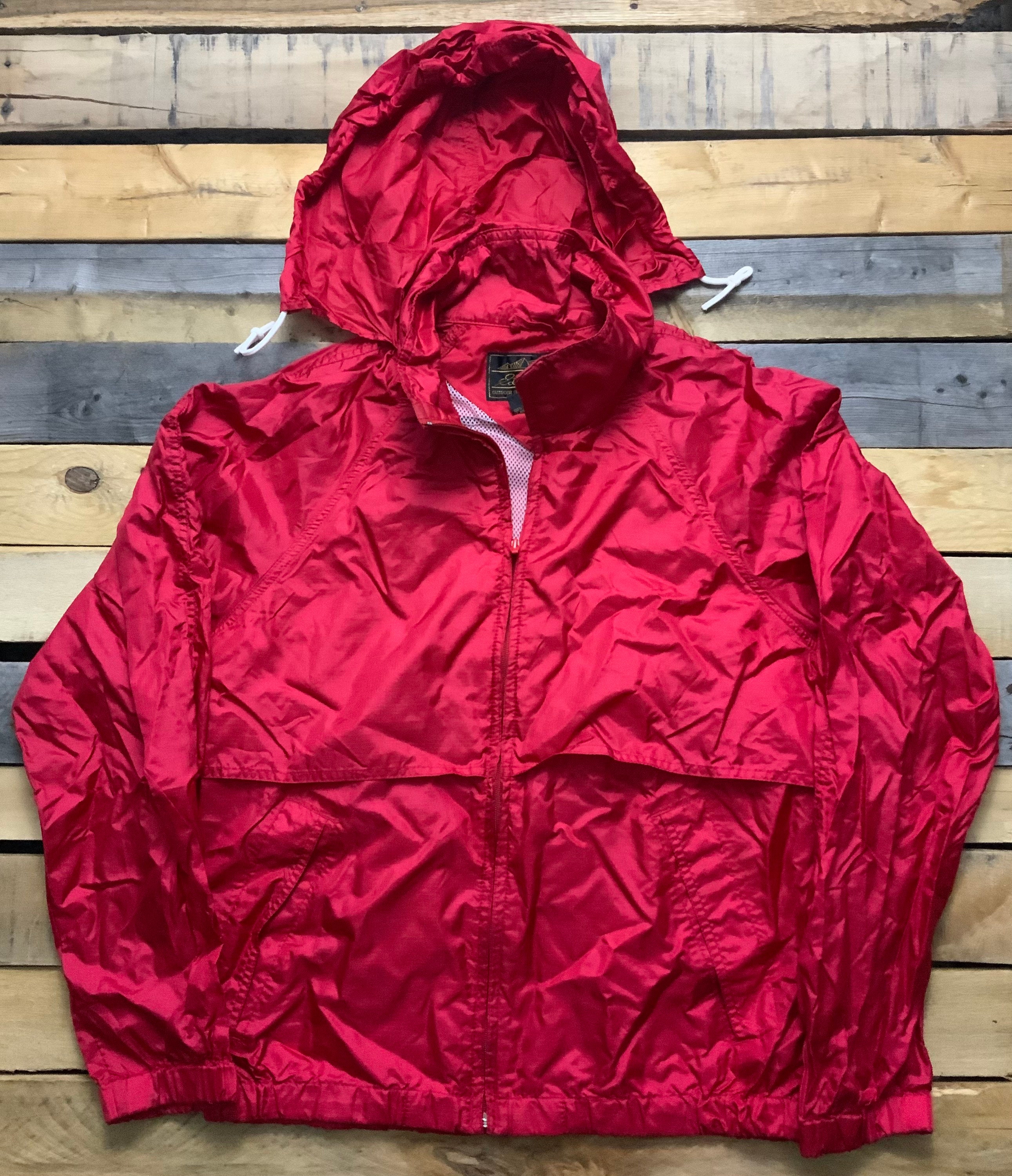 Vintage 90s Eddie Bauer Red Full Zip 